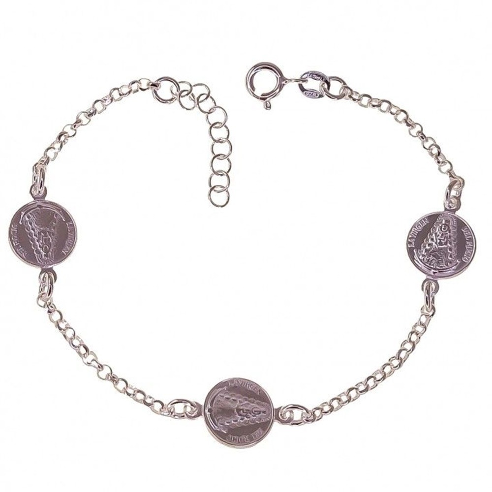 Pulsera Virgen del Rocío de Plata de ley