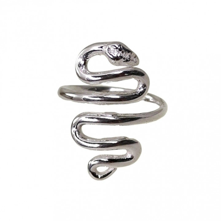 Anillo serpiente de Plata de ley 925