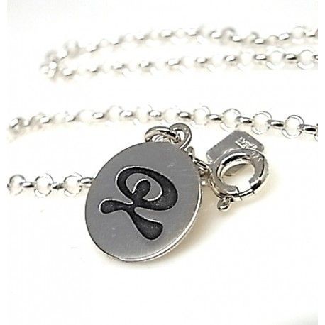 Pulsera tobillera en Plata de ley con Indalo colgante