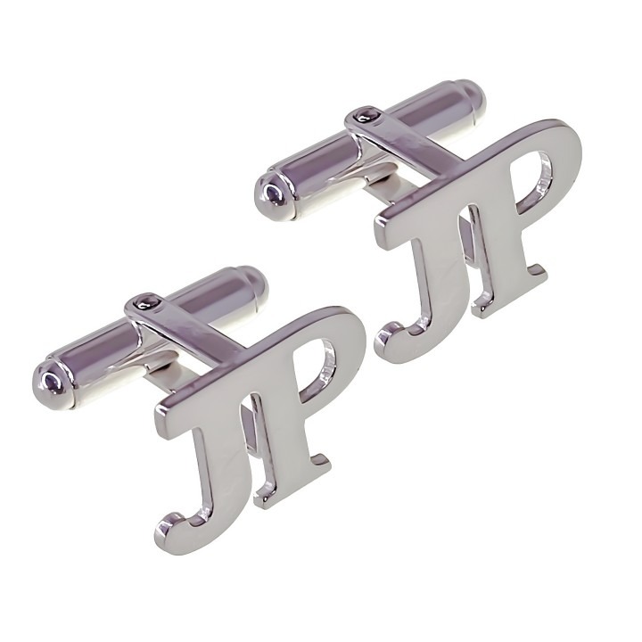 Gemelos iniciales de Plata de ley 925
