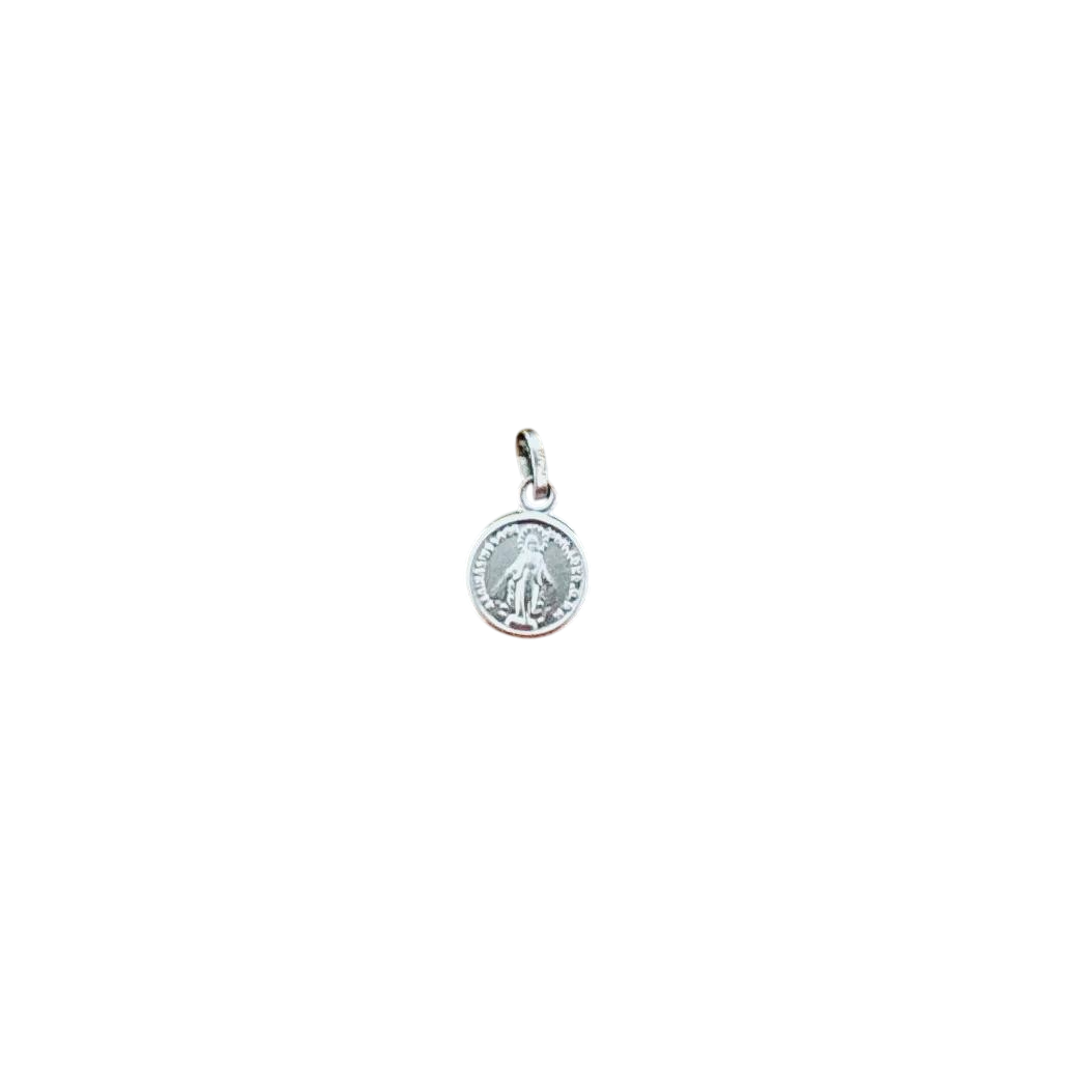 Medalla de la Virgen Milagrosa de Plata de ley 8mm