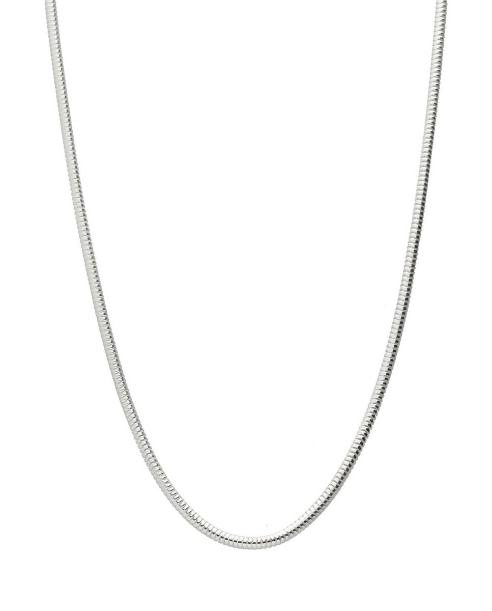Cadena cola de topo de Plata de ley 60 Cm. 1,8 Mm.