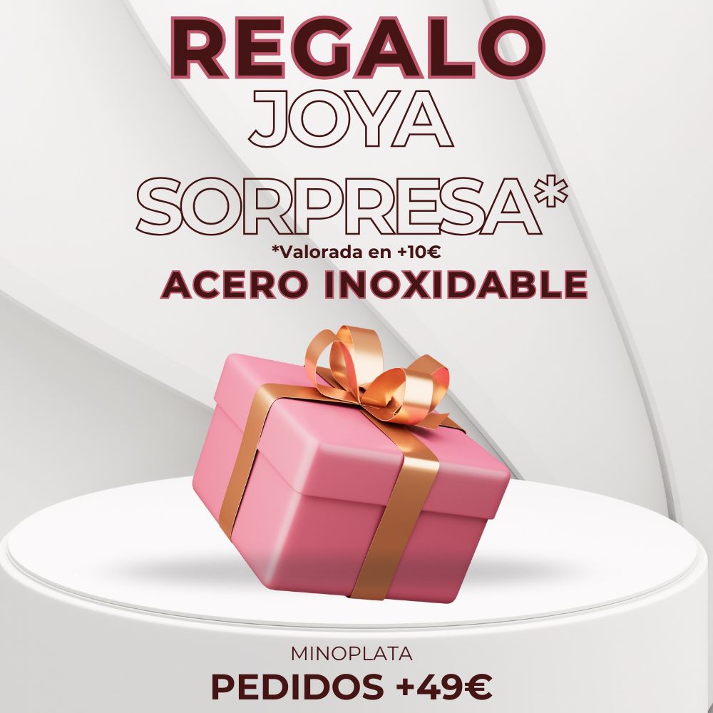 Joya Sorpresa de Acero Inoxidable por compras +49€