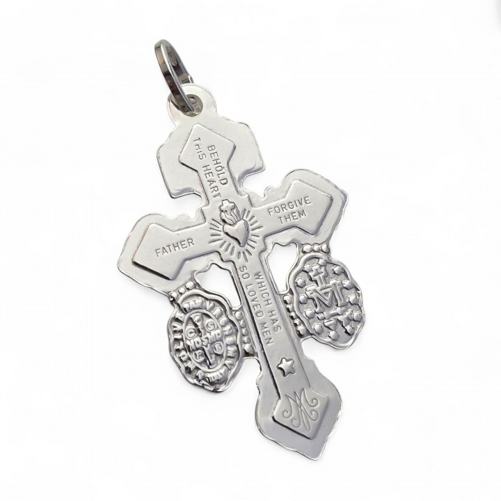 Cruz del Perdón de Plata de ley 925 32mm x 22mm