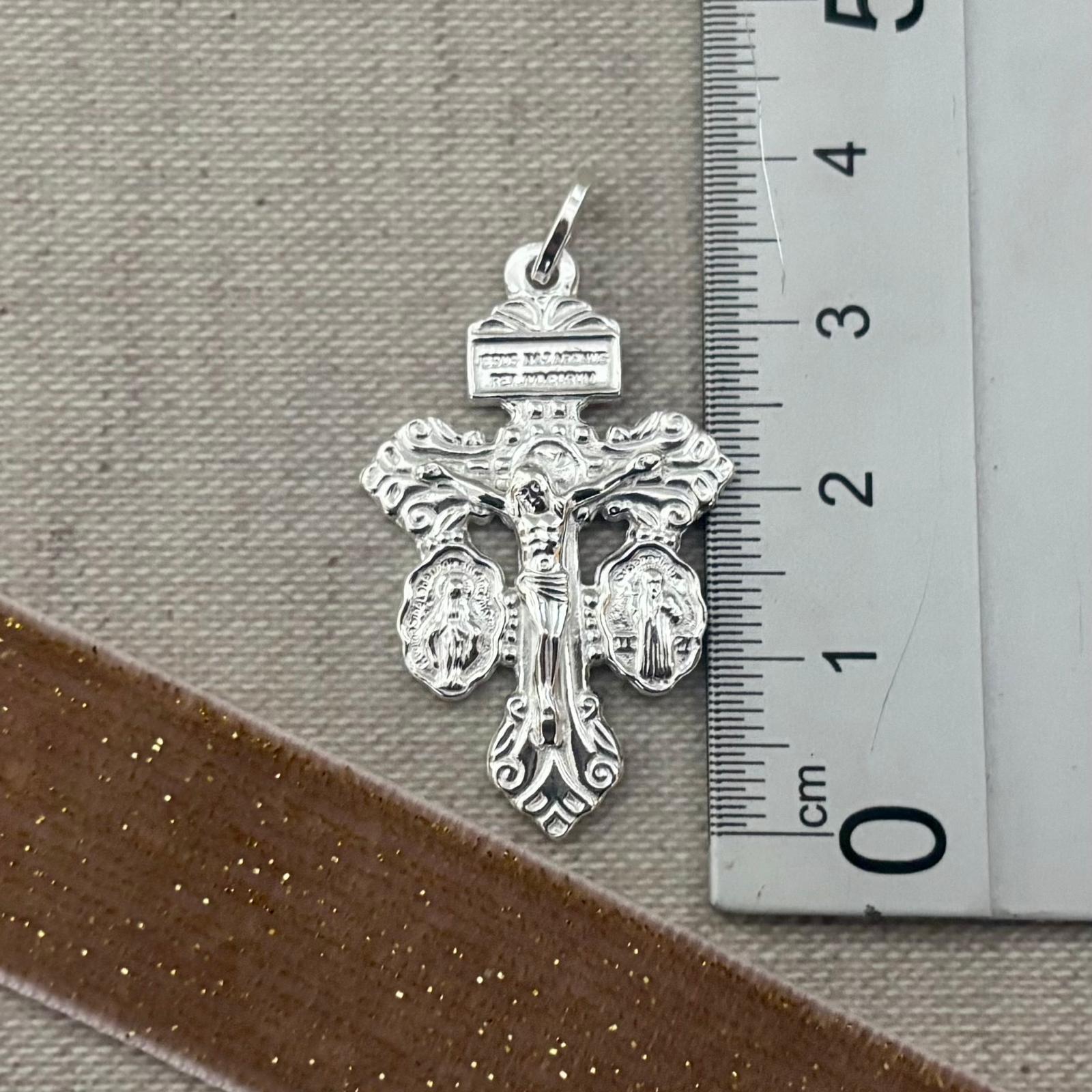 Cruz del Perdón de Plata de ley 925 32mm x 22mm 4