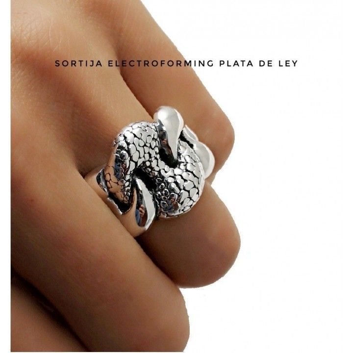 Sortija calabrote de Plata de ley 925