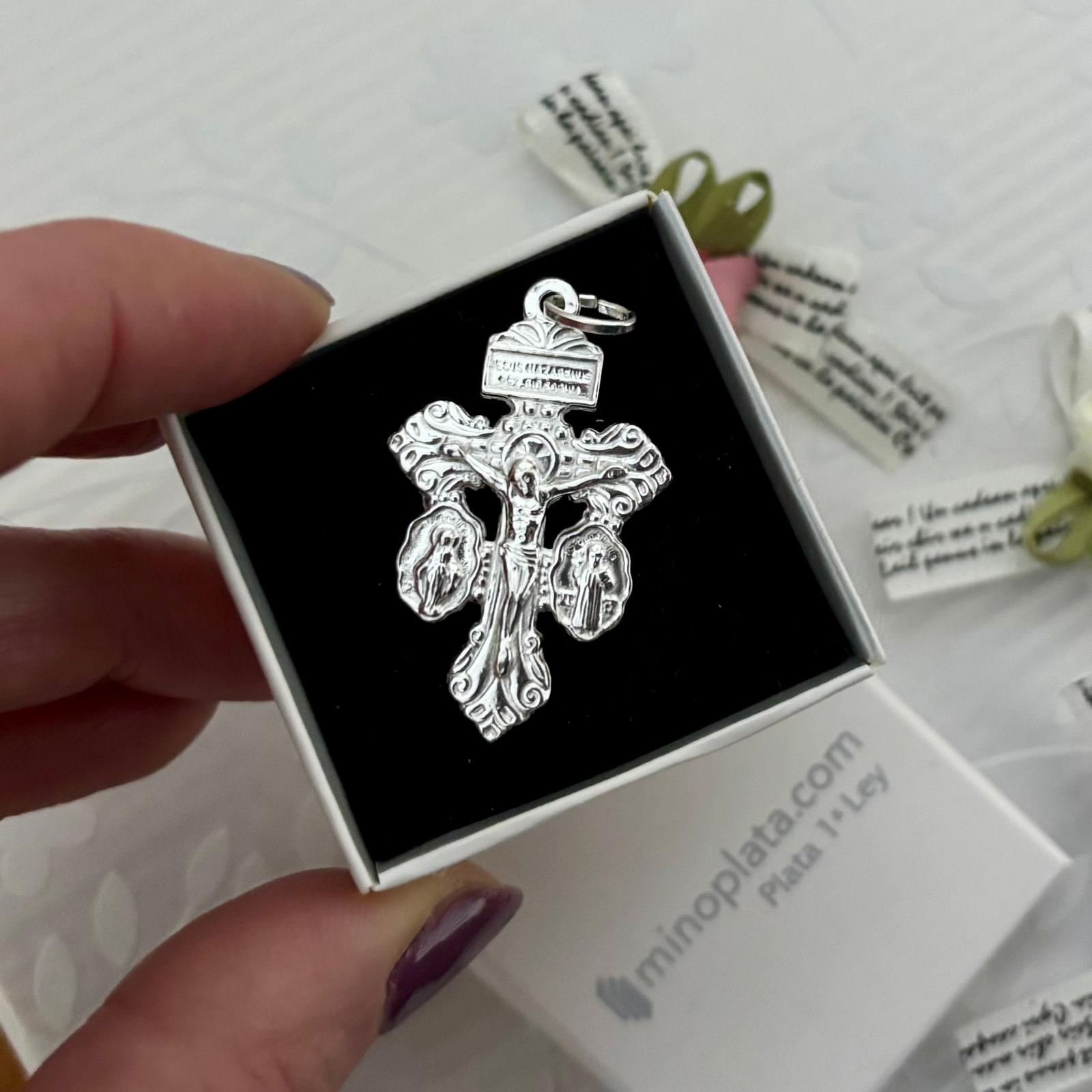 Cruz del Perdón de Plata de ley 925 32mm x 22mm 5