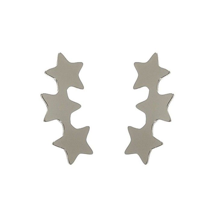 Pendientes estrellas de Plata de ley 925 4
