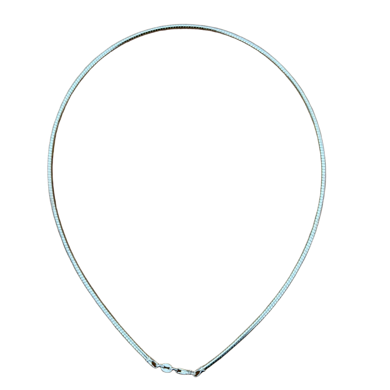 Gargantilla rígida de Plata de ley 925 45cm