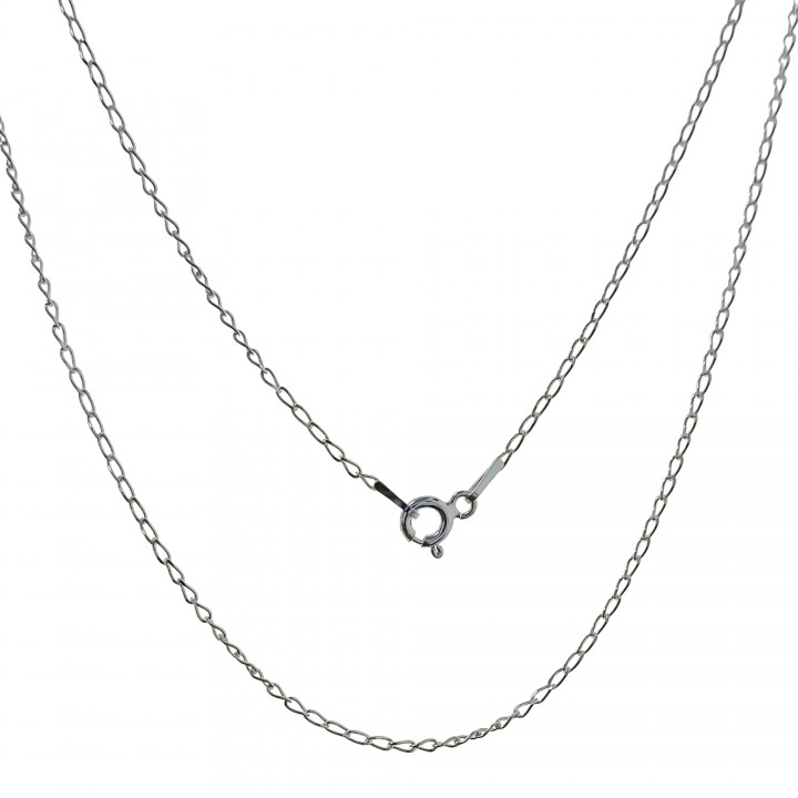 Cadena bilbao 40cm de Plata de ley 925