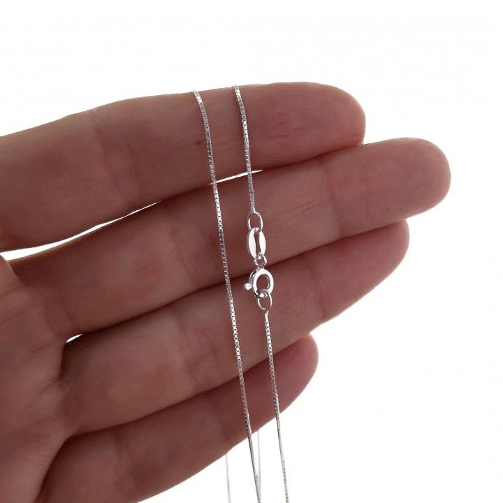 Cadena veneciana de Plata de ley 40 Cm.