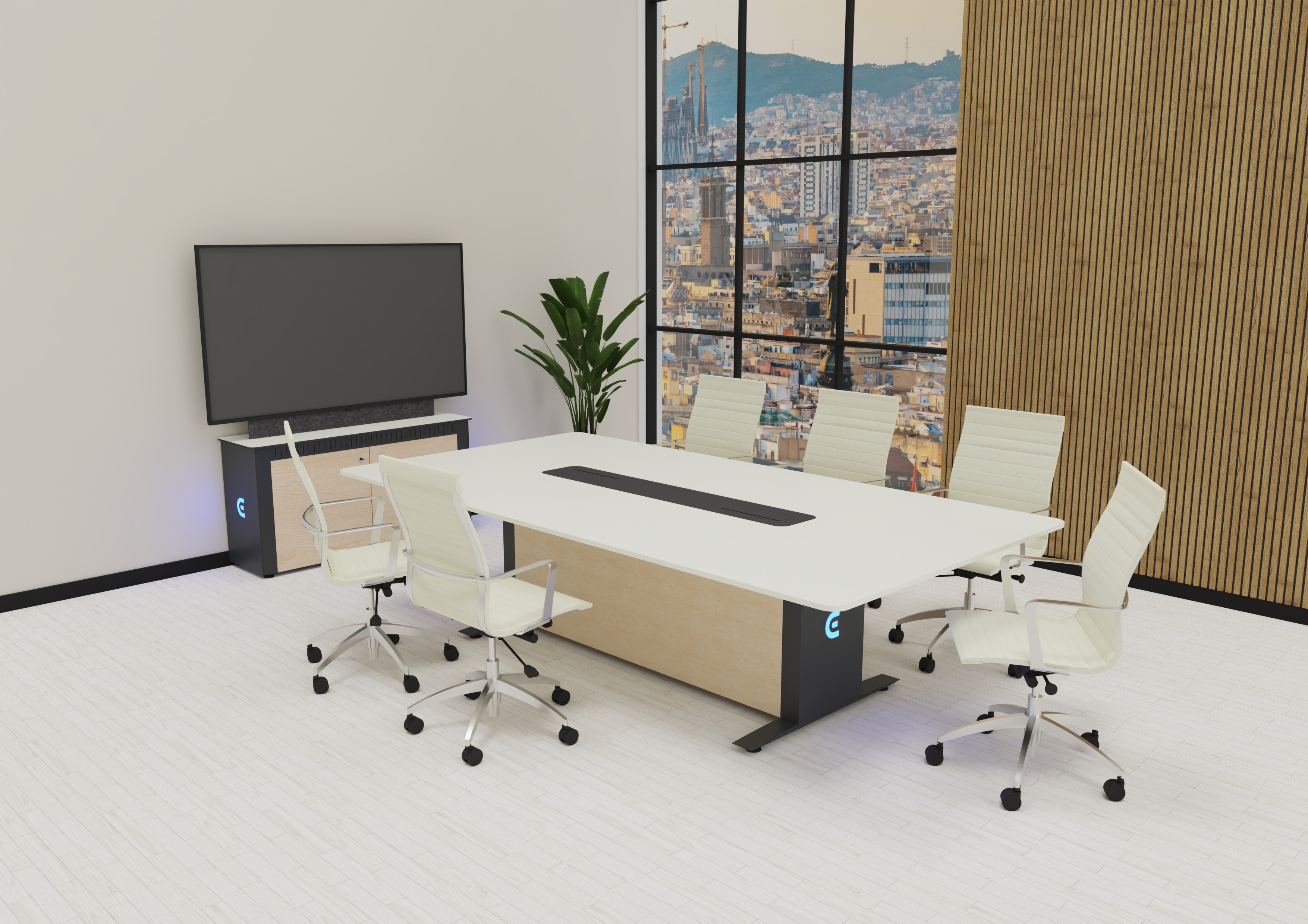 optimiza tus reuniones: mobiliario y av para cada tipo de sala