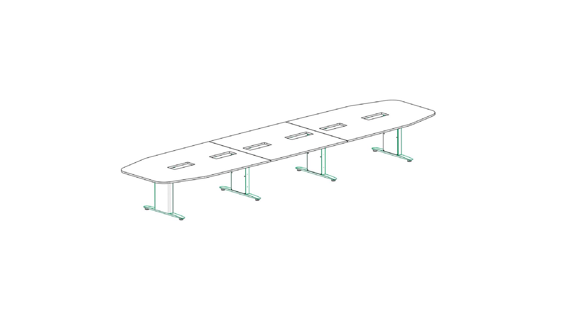 Teams Oval Table