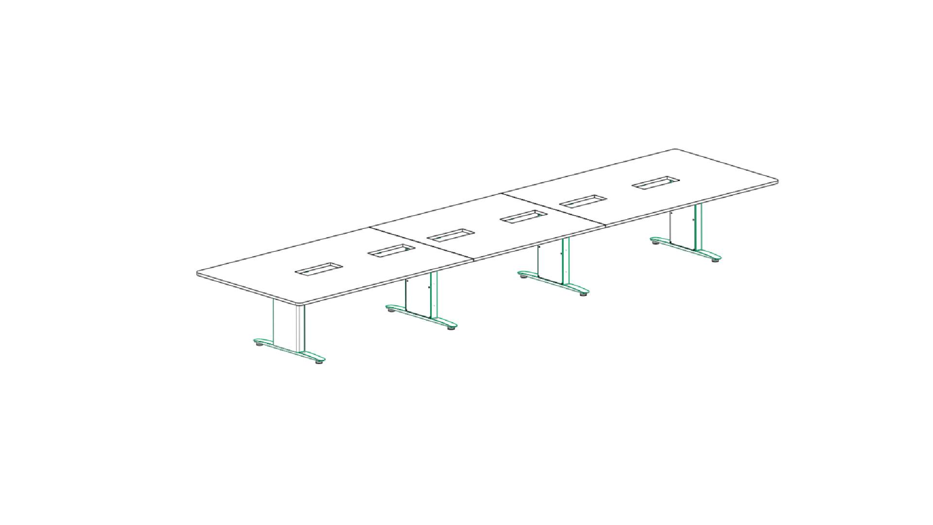 Dimensiones Mesa Executive Recta