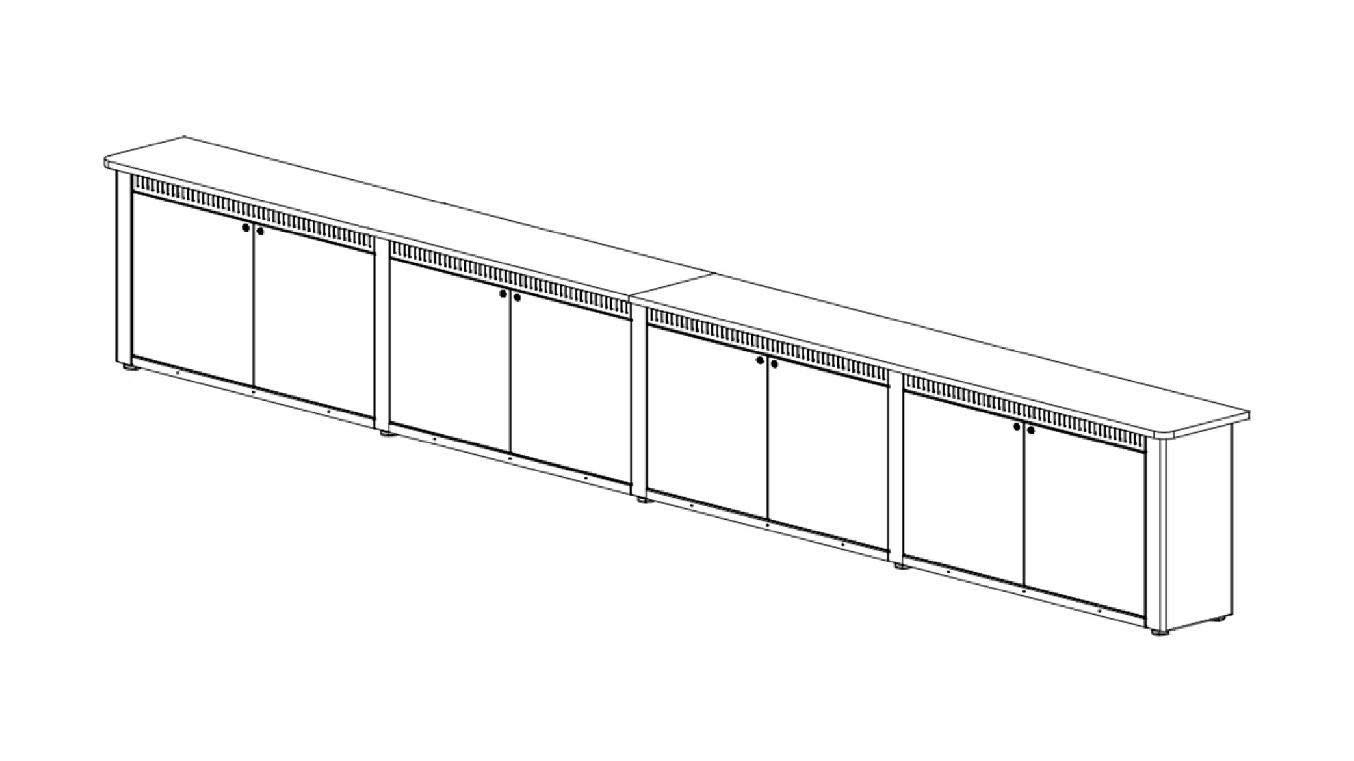 Credenza Cuadruple