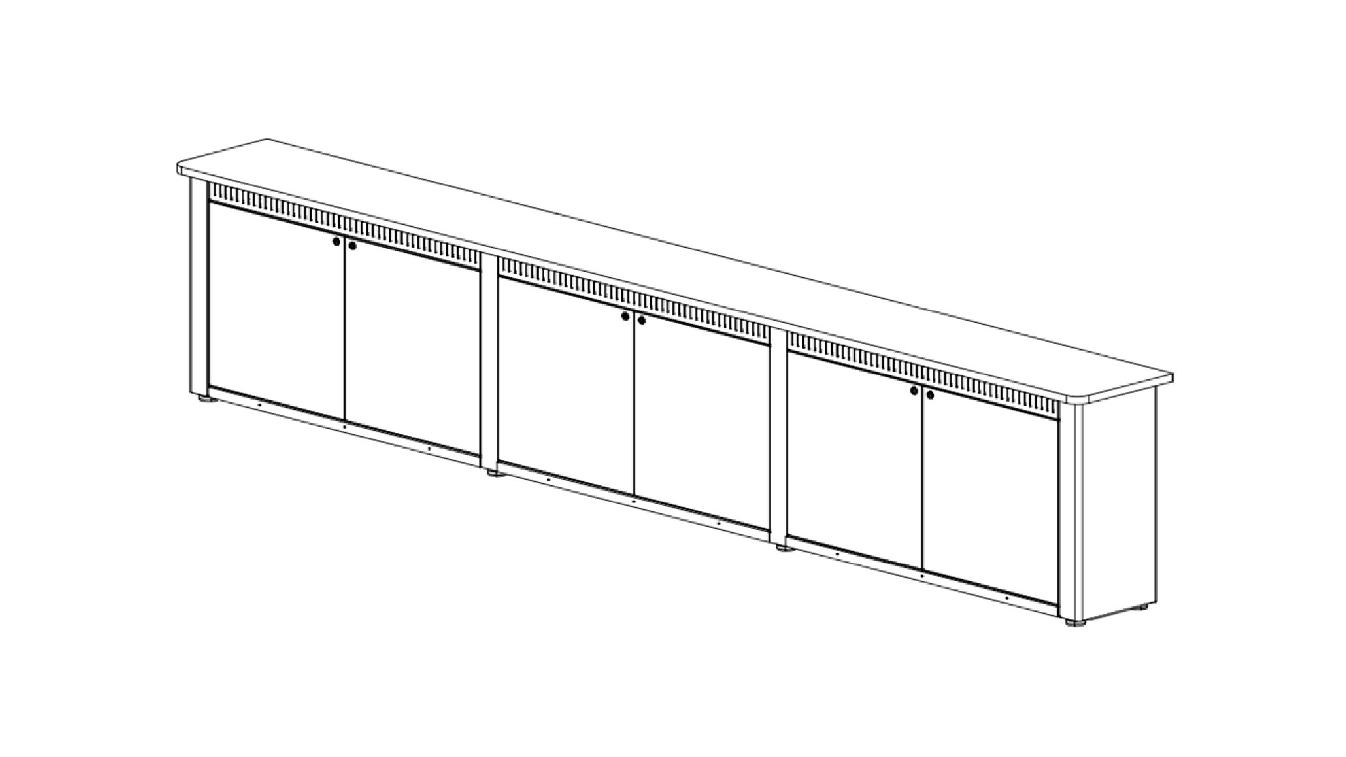 Credenza Triple