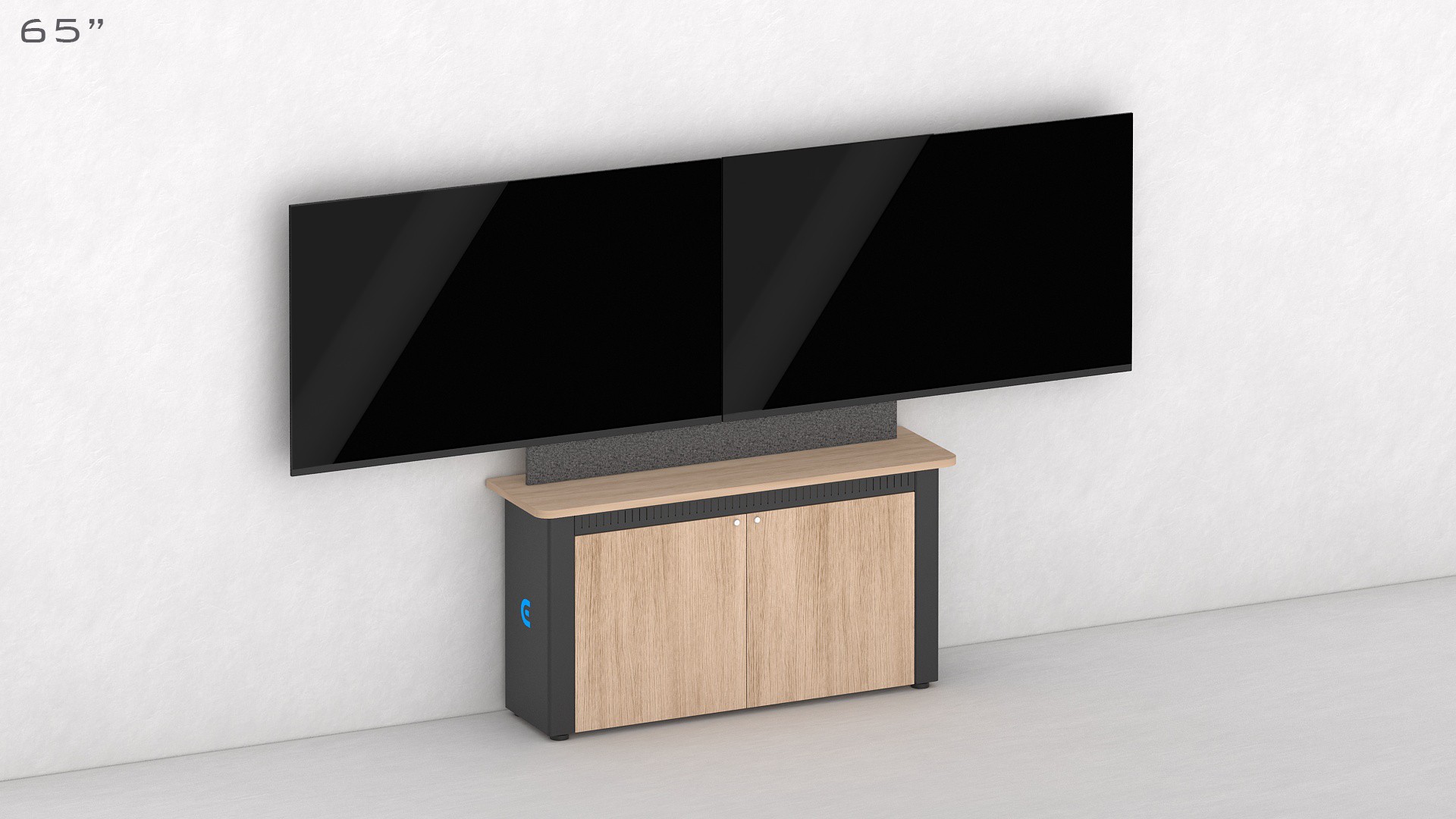 DS Credenza 2 x Monitores 65''