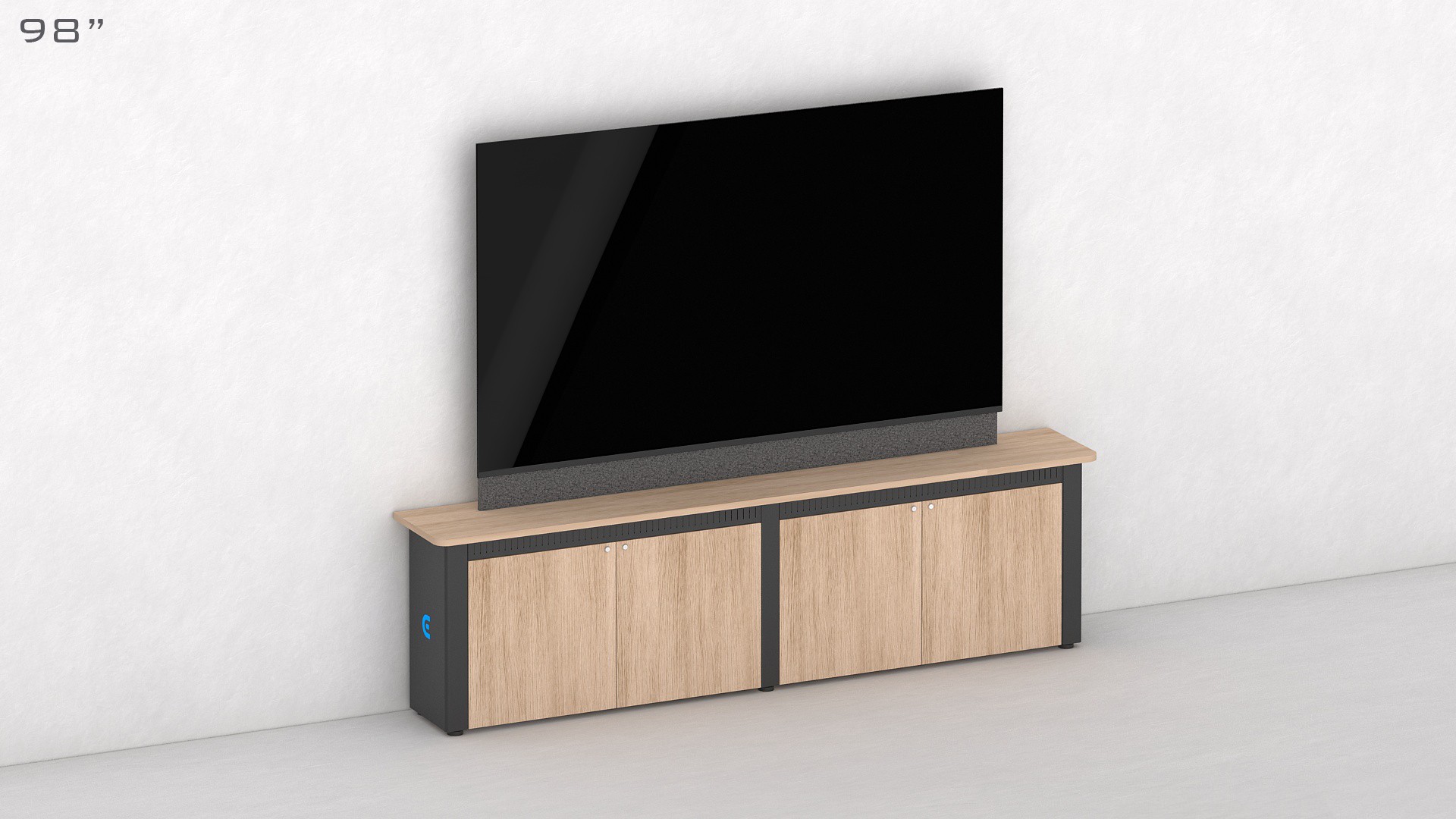 DS Credenza 1xMonitor 98'' 2xCredenzas