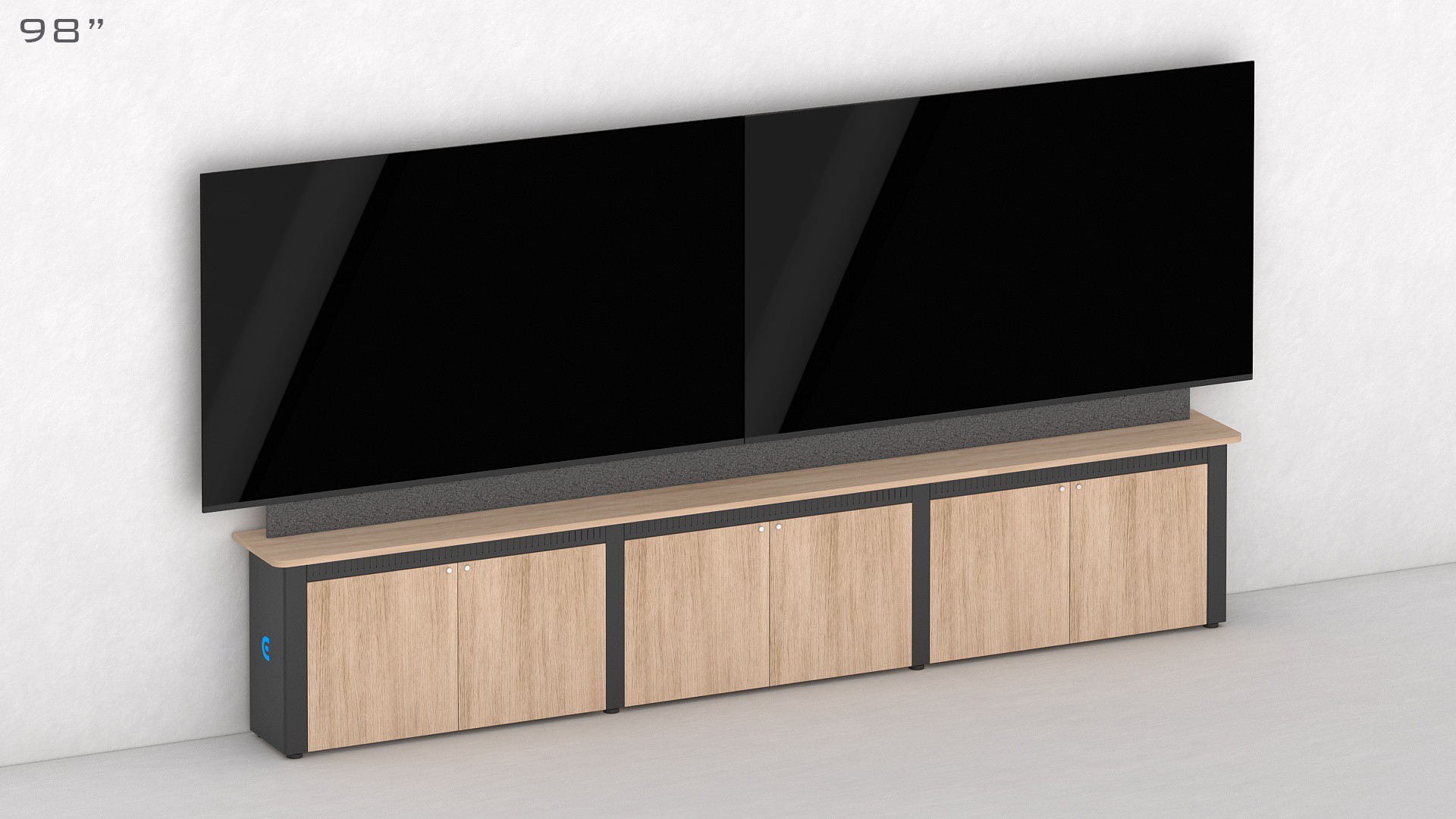 DS Credenza 2xMonitores98'' 3xCredenzas