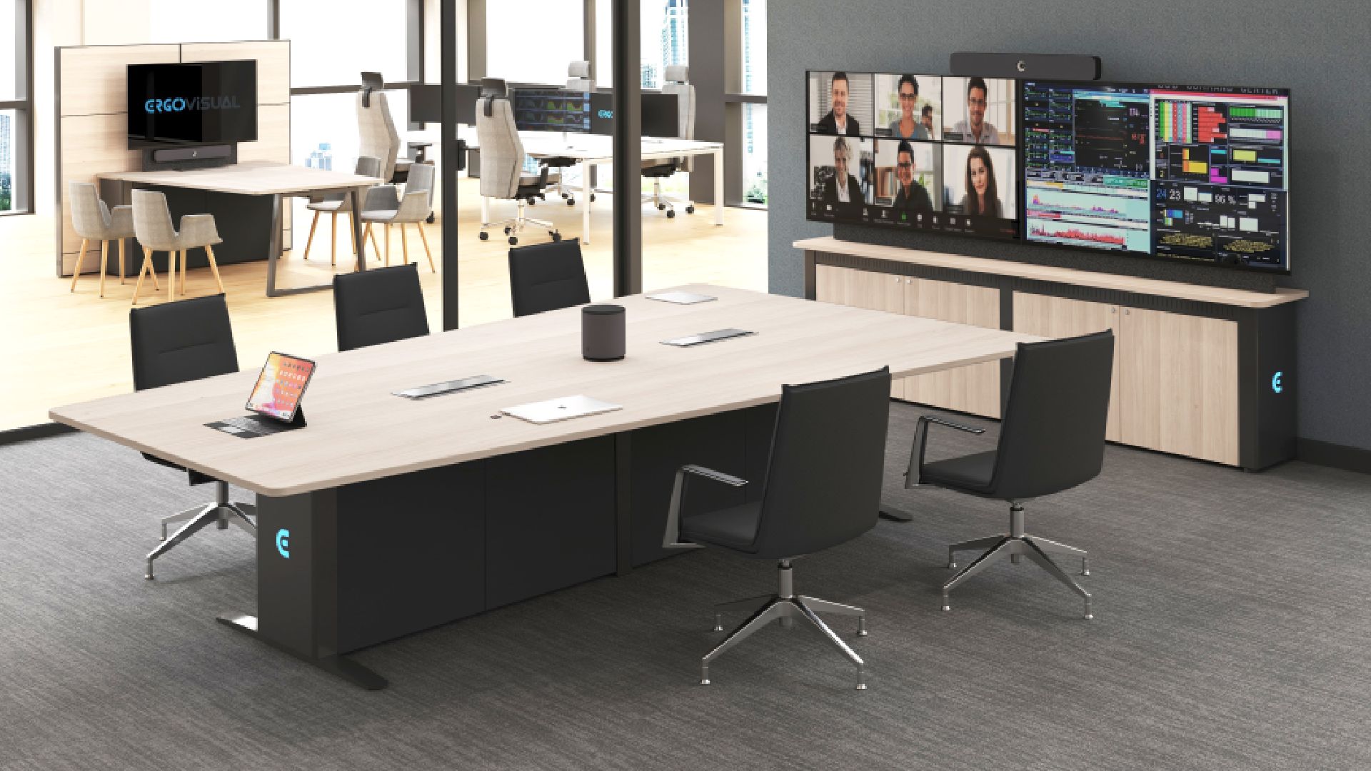 Fusion AV Furniture Collaborative Workplace