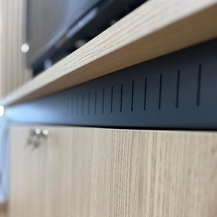 Credenza Grilled Ventilation