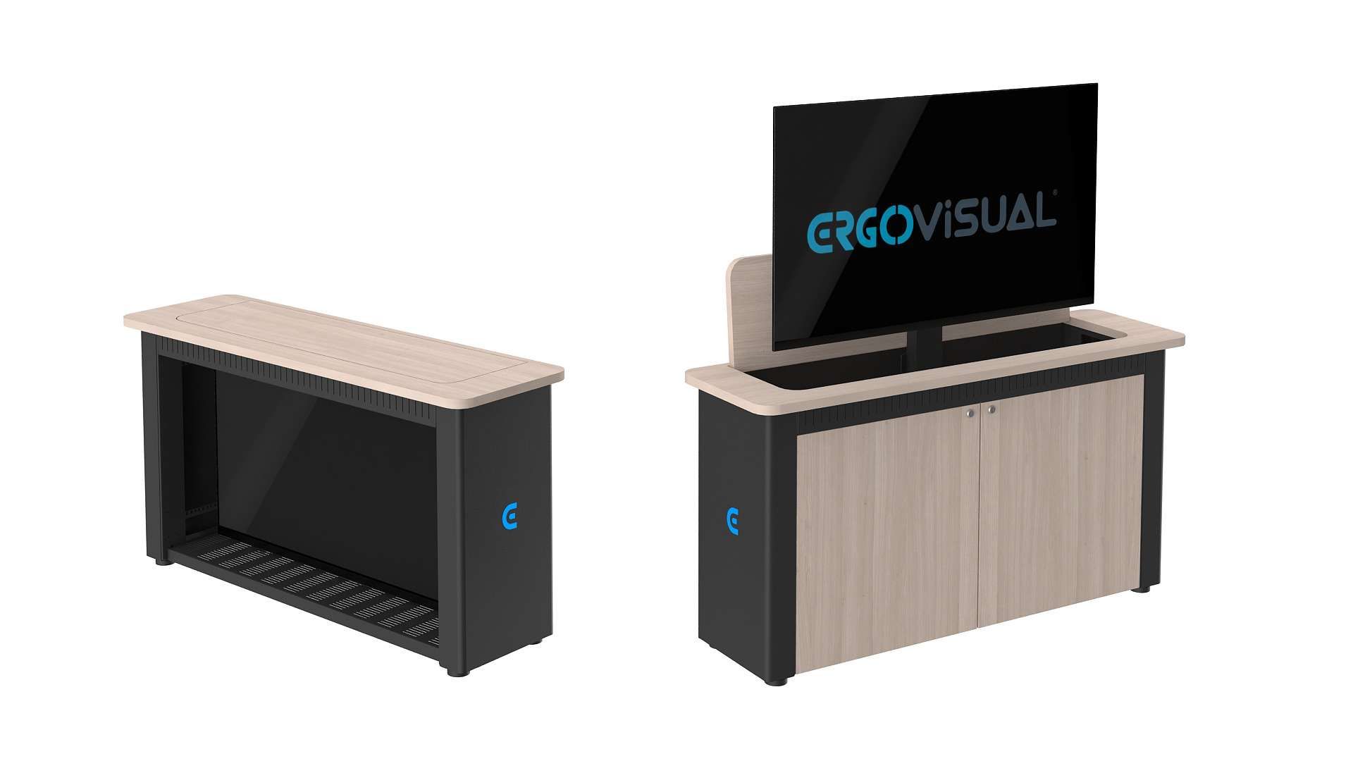 Pop-Up Credenza 55'' Screen