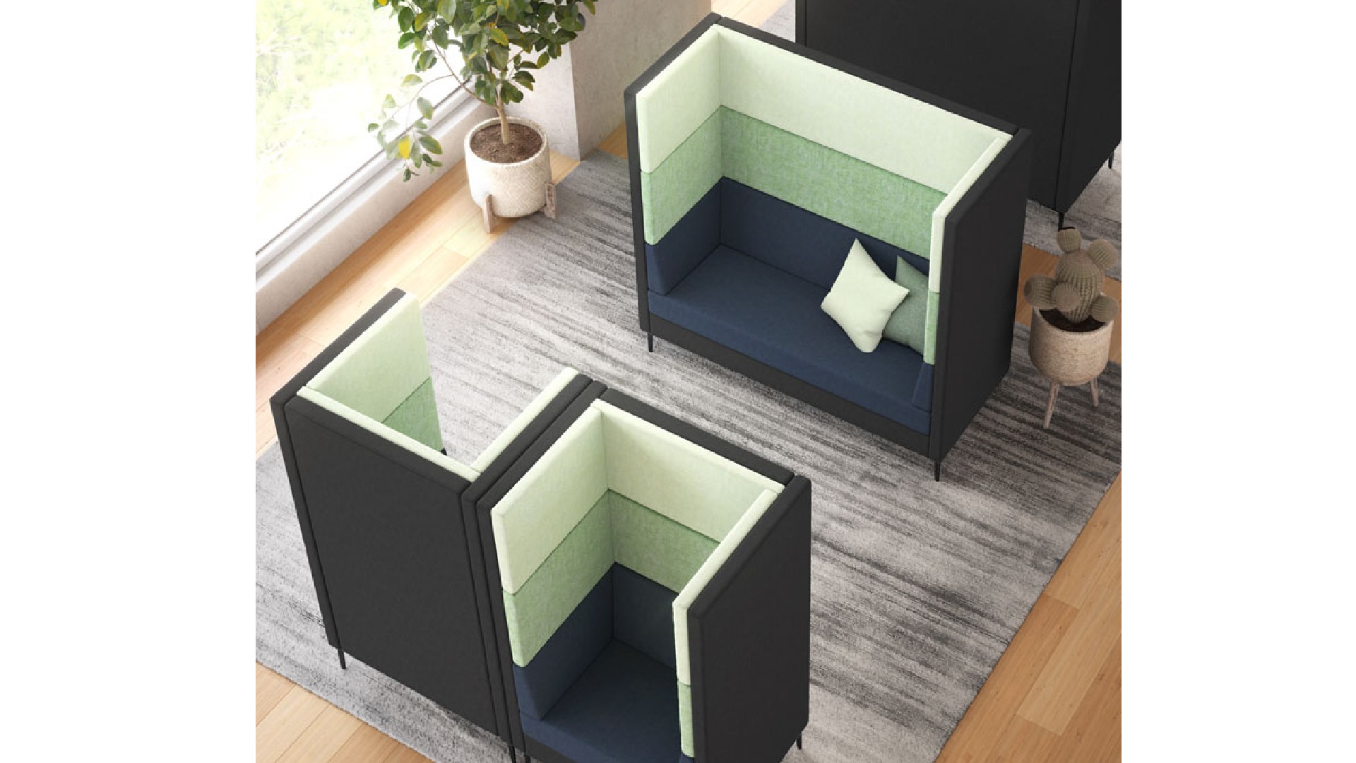 Area Descanso Push Meeting Pod