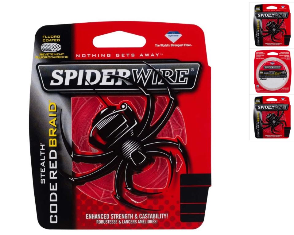 (DX)SPIDERWIRE STEALTH 110M CODE RED 0,17mm 11.60kg 2