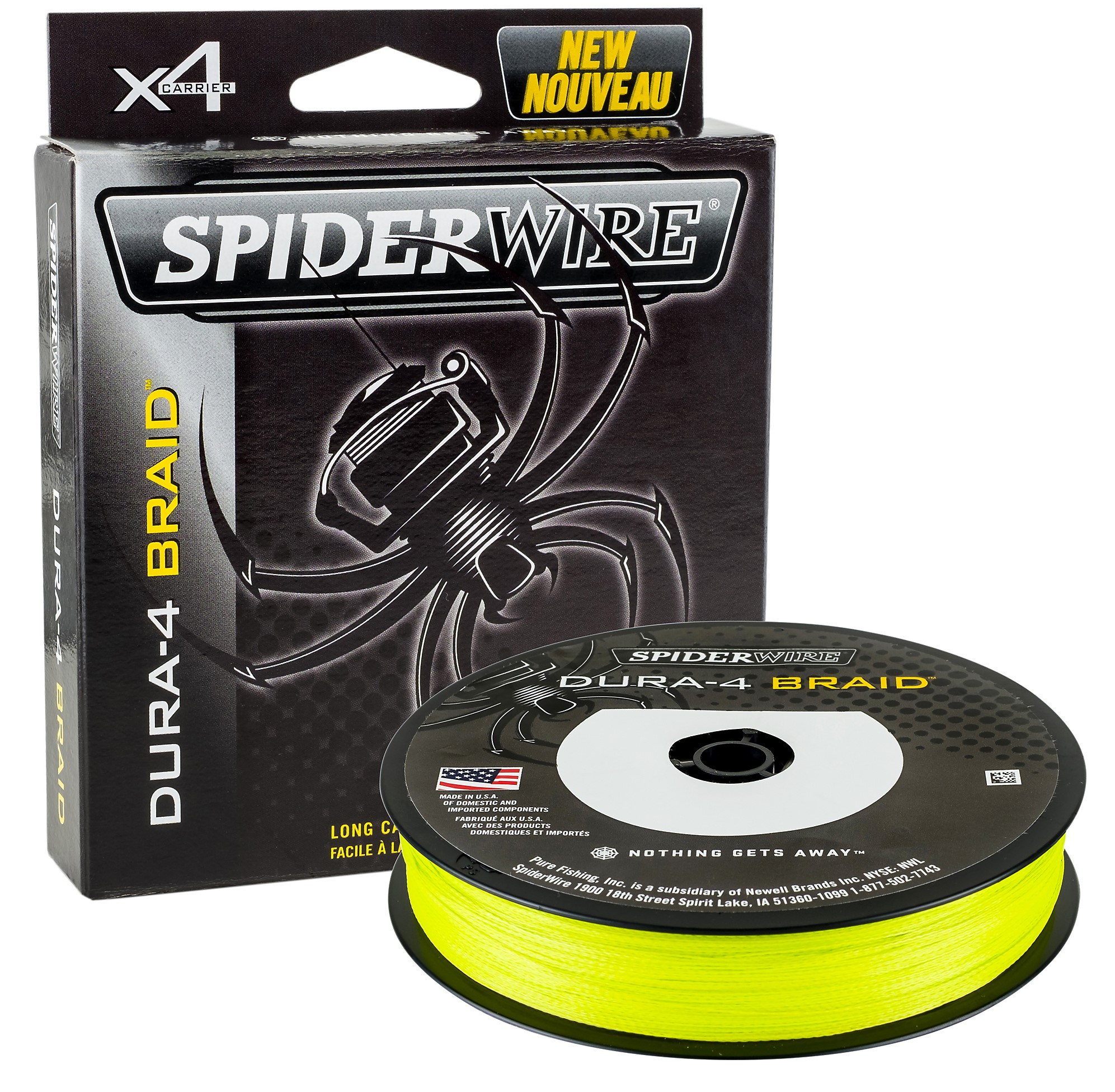 SPIDERWIRE DURA 4 150M YELLOW - 0,30mm 29kg 3