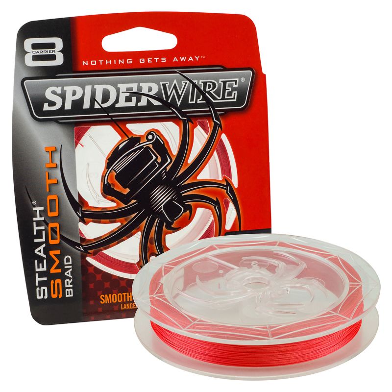 (DX)SPIDERWIRE STEALTH SMOOTH 8 RED 150M 0,12MM 10.70kg 3