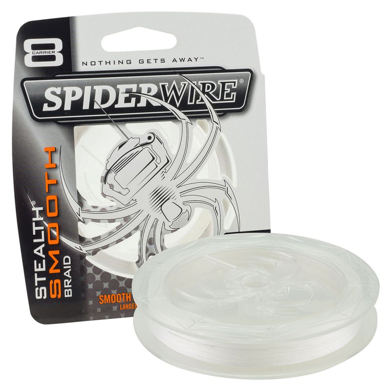 (DX)SPIDERWIRE STEALTH SMOOTH 8 TRANSLUCENT 150M 0,30mm 34.30kg 3