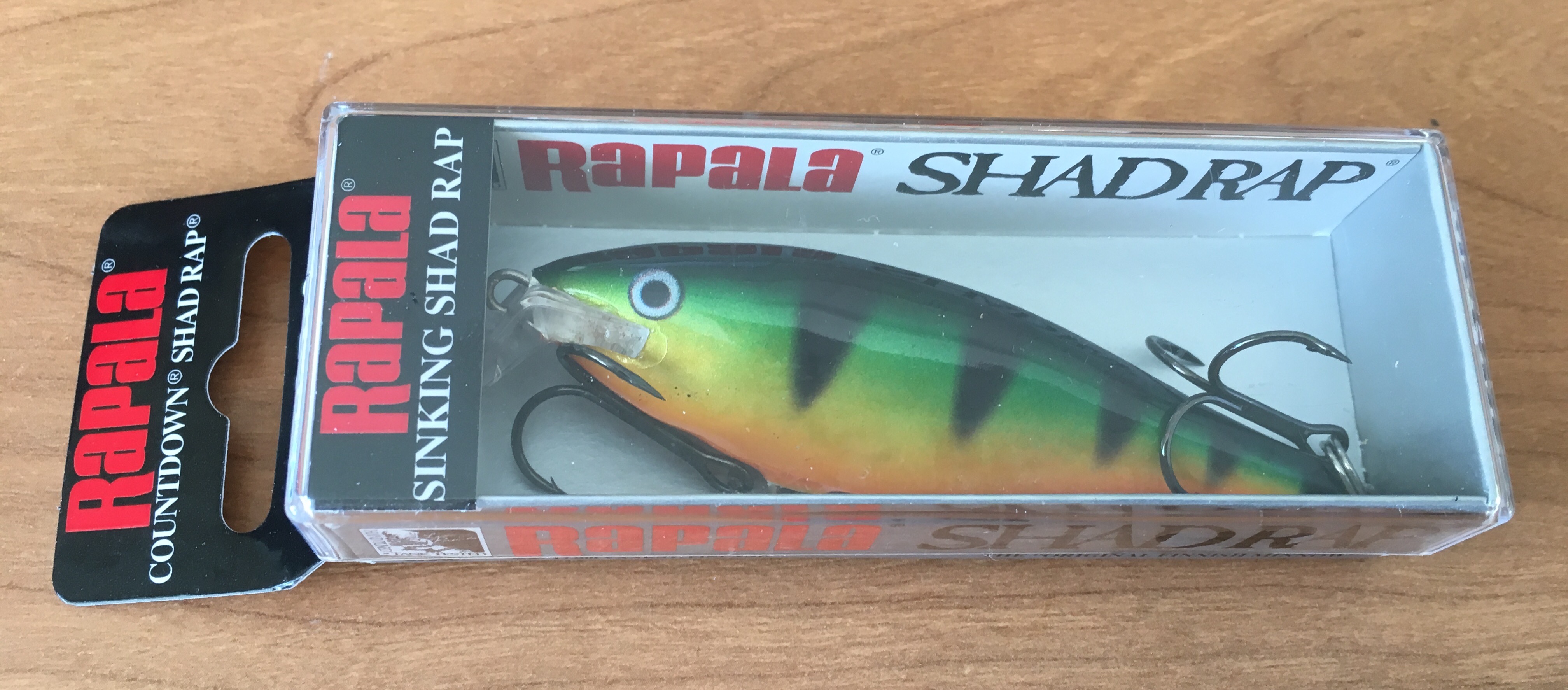(DX)RAPALA SHAD RAP MEDIA AGUA 08 CM P 3