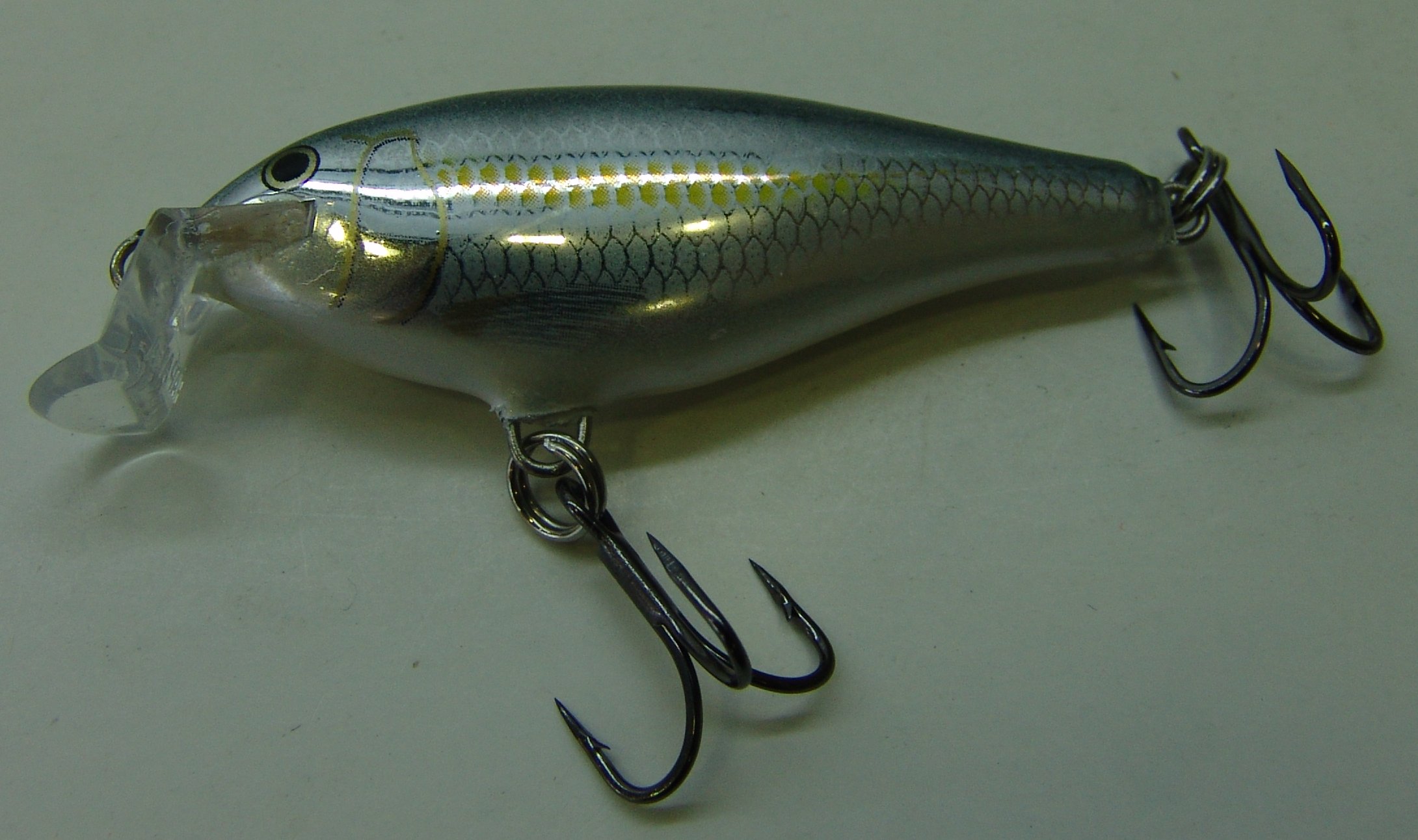 (DX)RAPALA SHAD RAP MEDIA AGUA 05 CM ALB 3