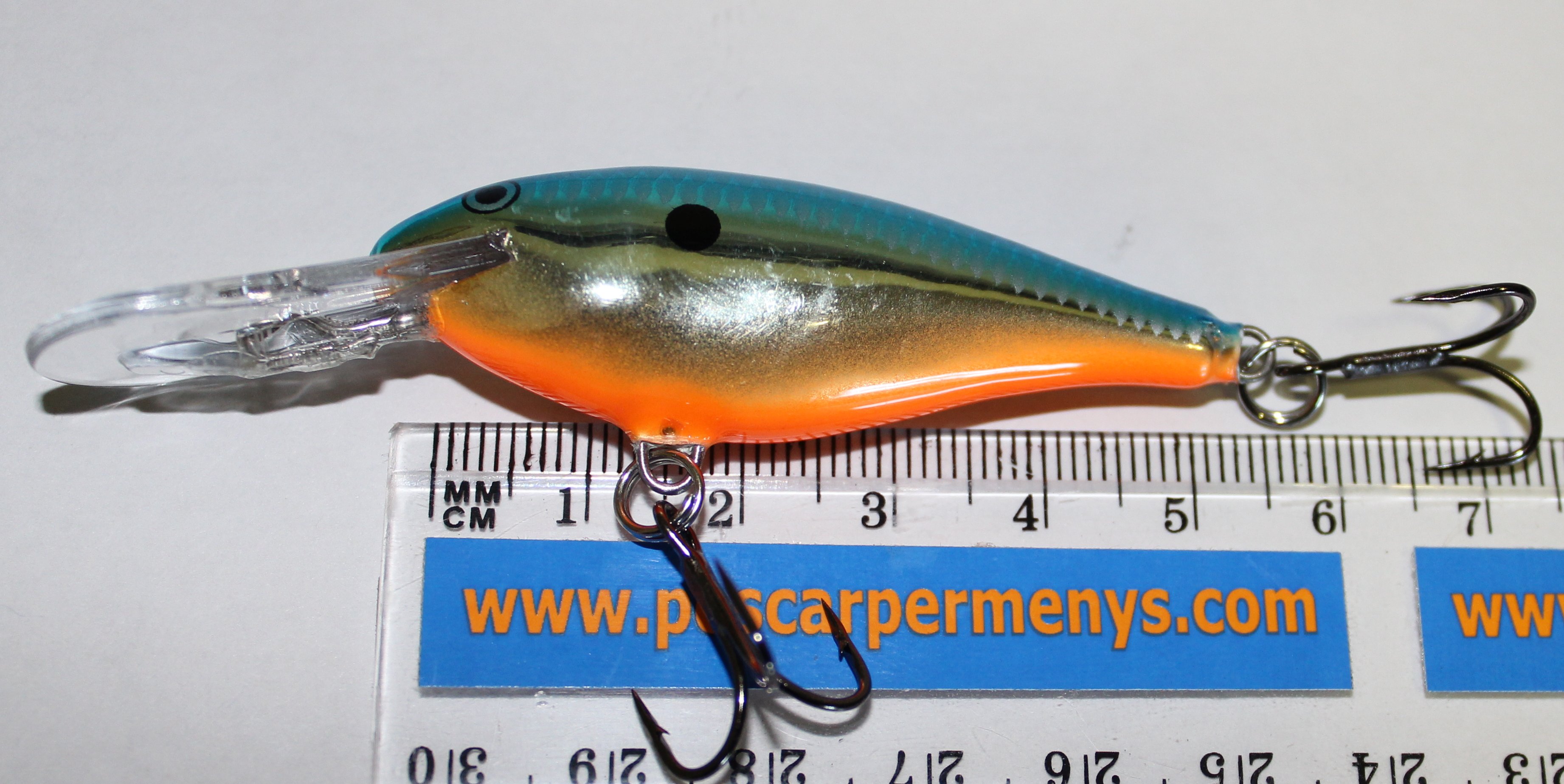 (DX)RAPALA SHAD RAP PROFUNDIDAD 05 CM CBSD-1 3