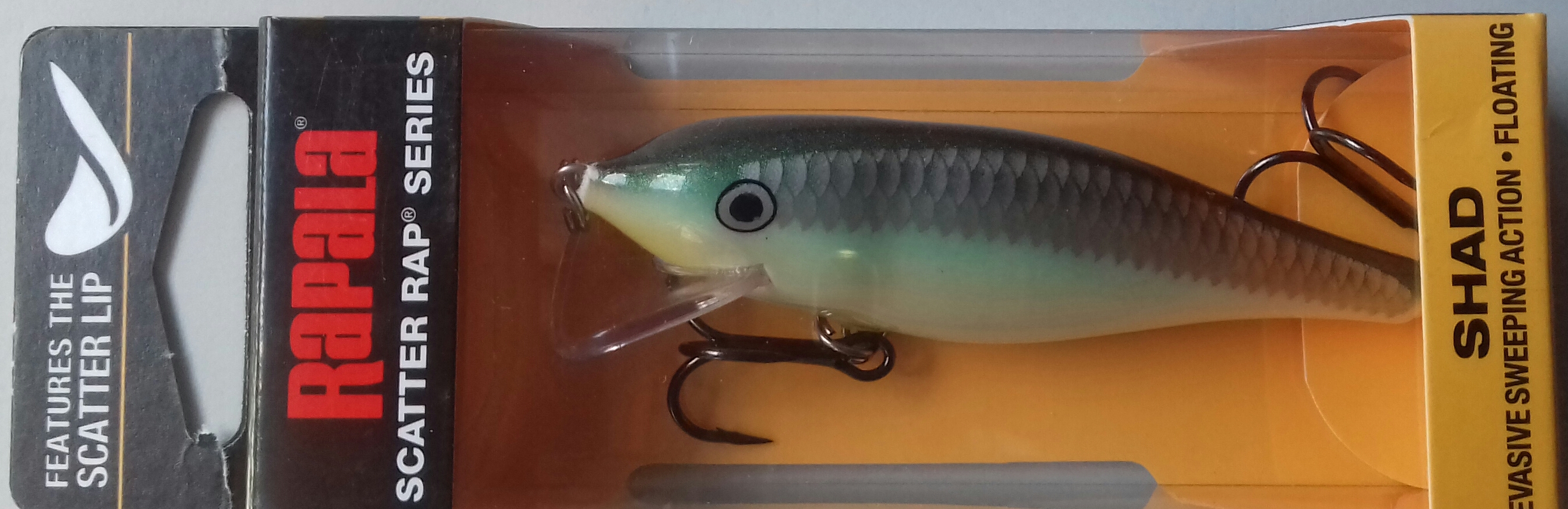 (DX)RAPALA SCATTER RAP SHAD SCRS07 7CM BBH 3