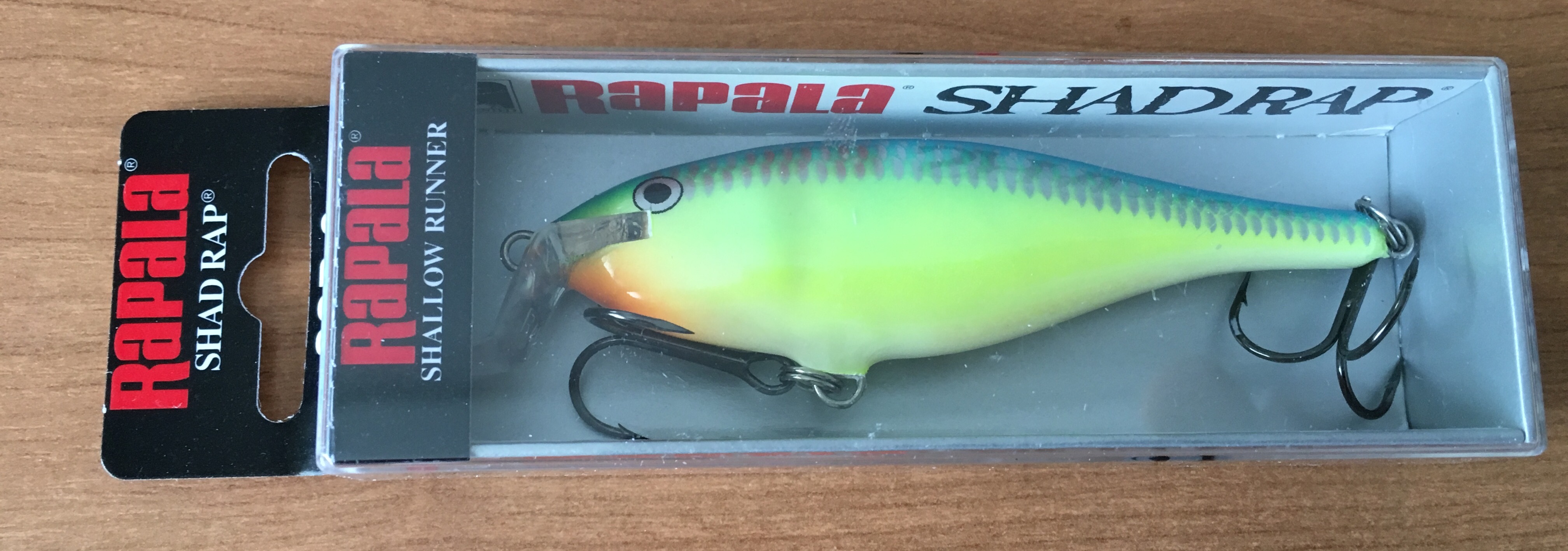(DX)RAPALA SHAD RAP MEDIA AGUA 09 CM CRSD