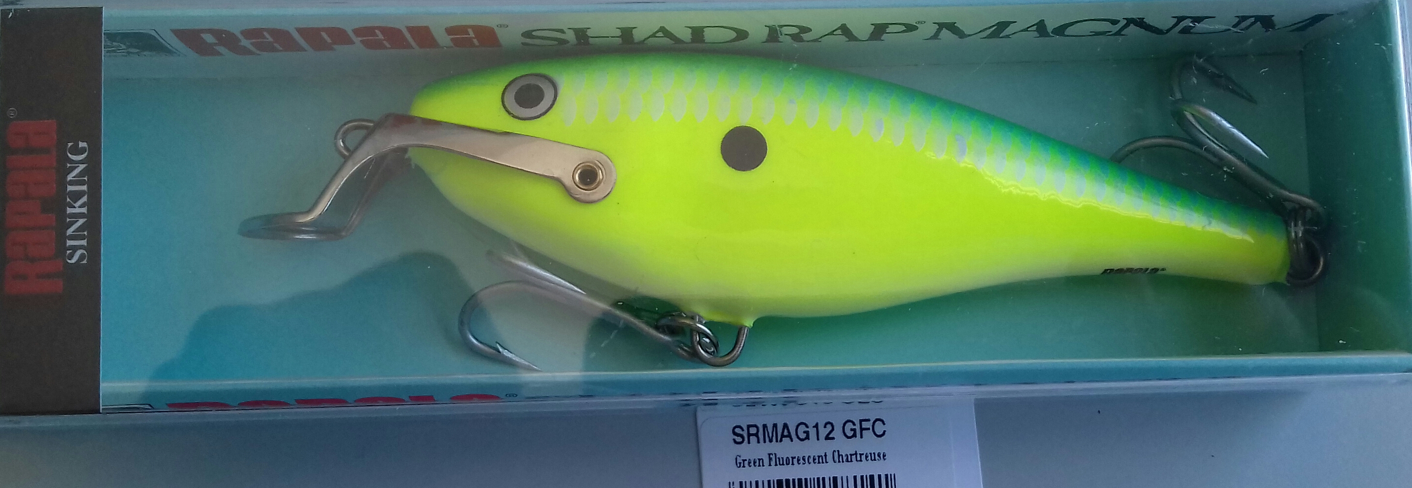 (DX)RAPALA SHAD RAP MAGNUM 12CM GFC 3