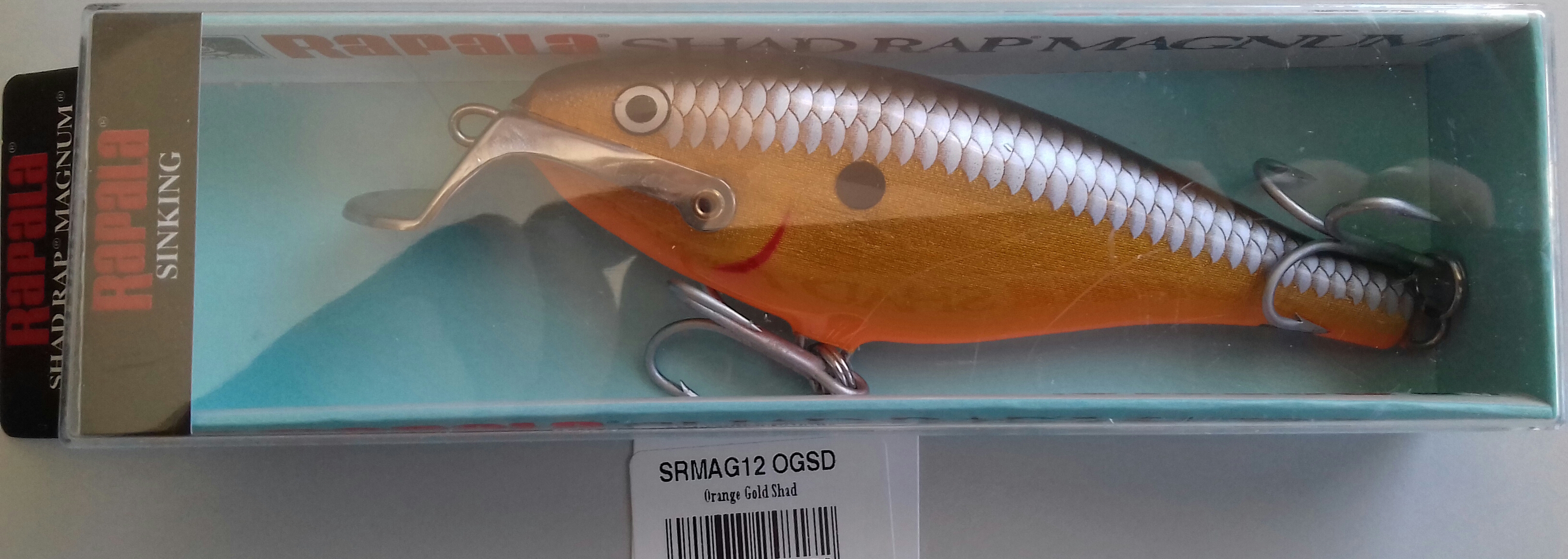 (DX)RAPALA SHAD RAP MAGNUM 12CM OGSD