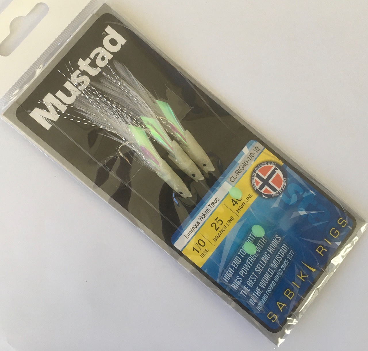 SABIKI BMAR  MUSTAD HOKKAI FLUO 1/0 3