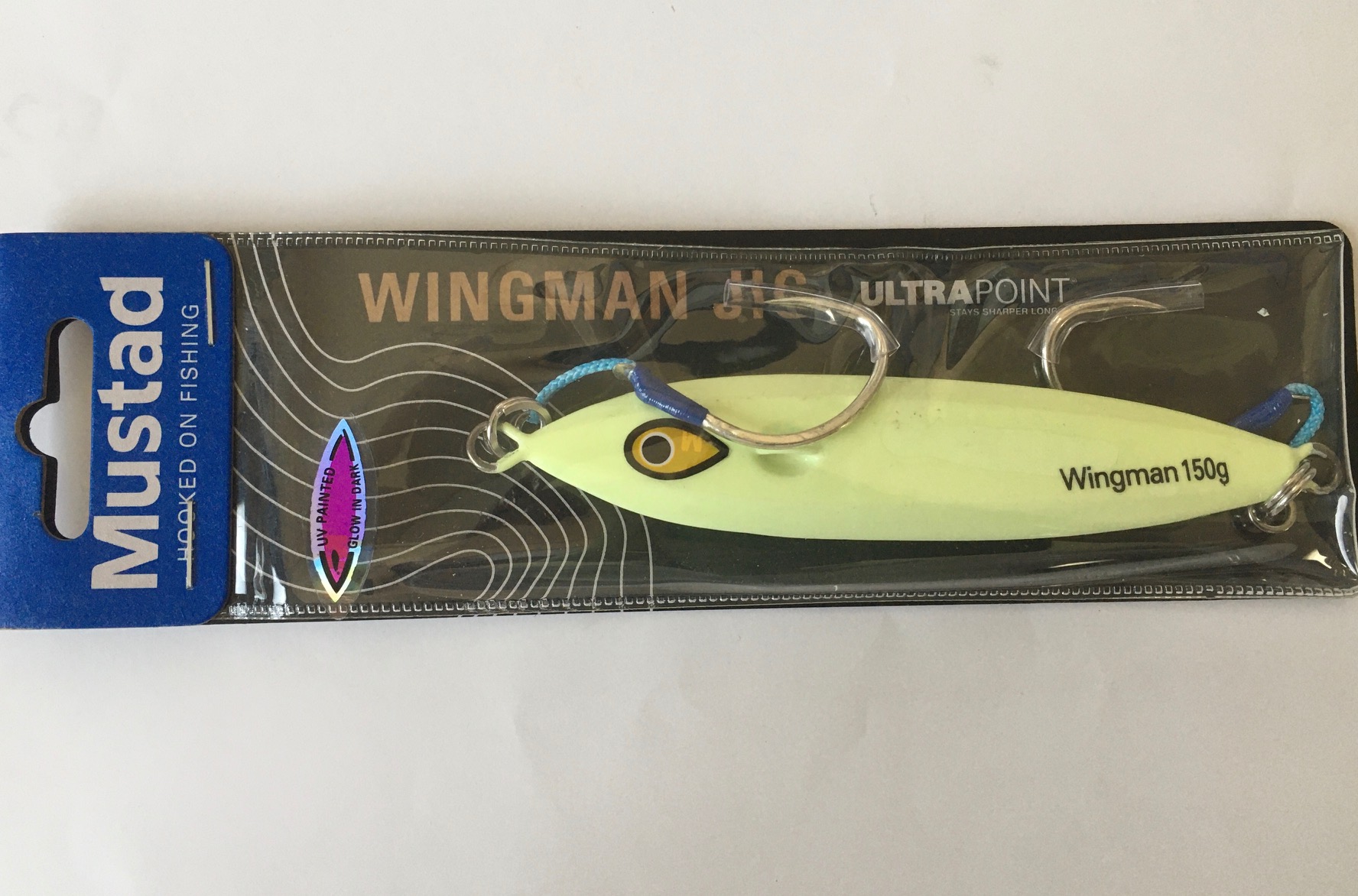 MUSTAD WINGMAN JIG 150gr GLO 2