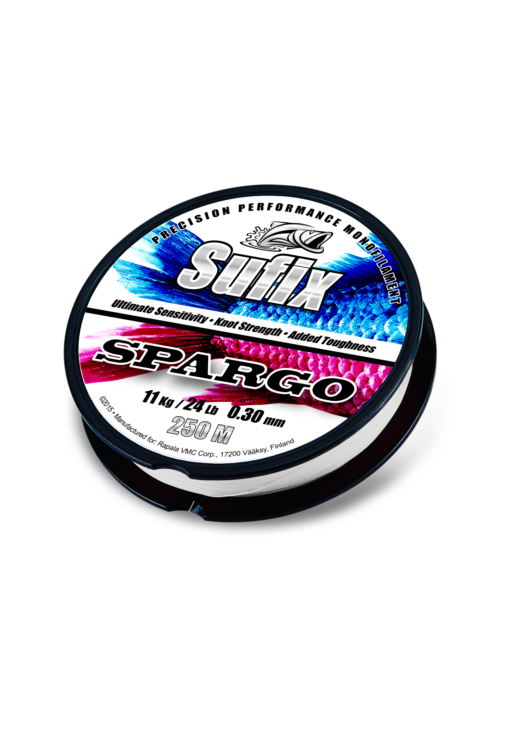 (DX)HILO SUFIX SPARGO 250M 028MM/9.4KG/CLEAR
