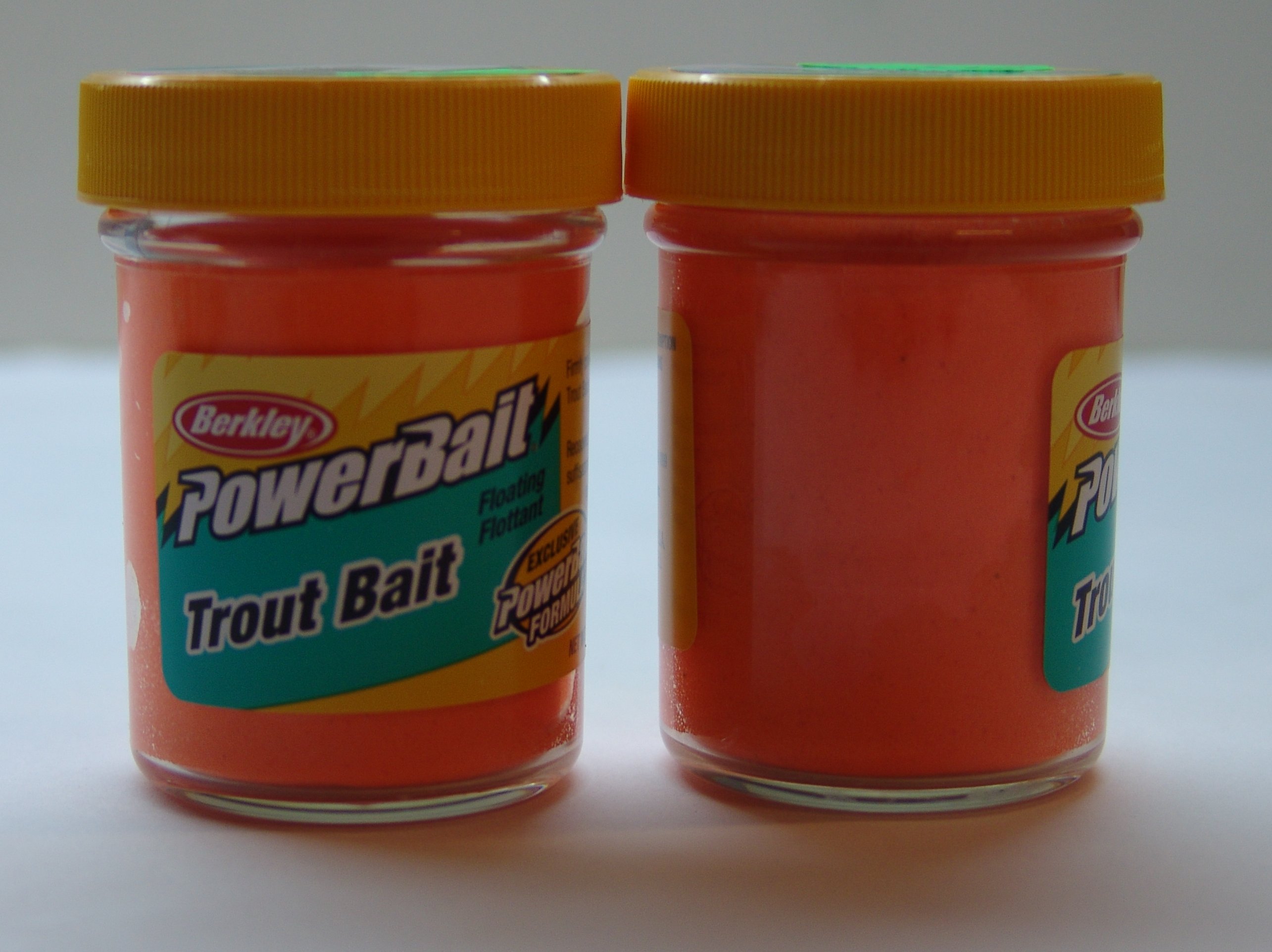 BERKLEY POWERBAIT BIODEGRADABLE TROUT BAIT FLUOR ORANGE 3