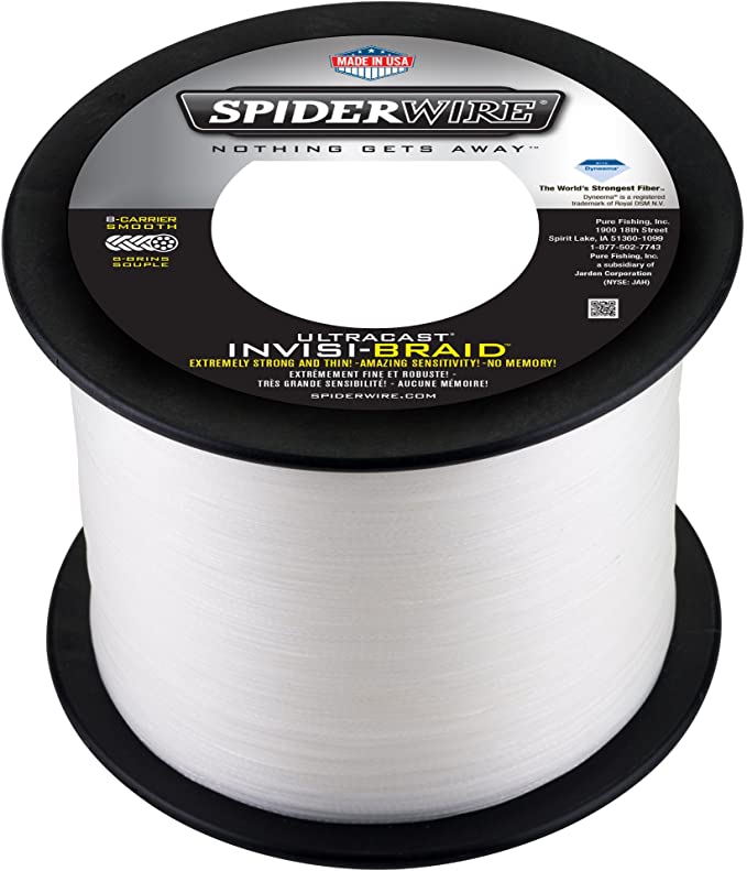 (DX)SPIDER ULTRACAST INVISI-BRAID 1800M 0,17mm 18.10kg 3