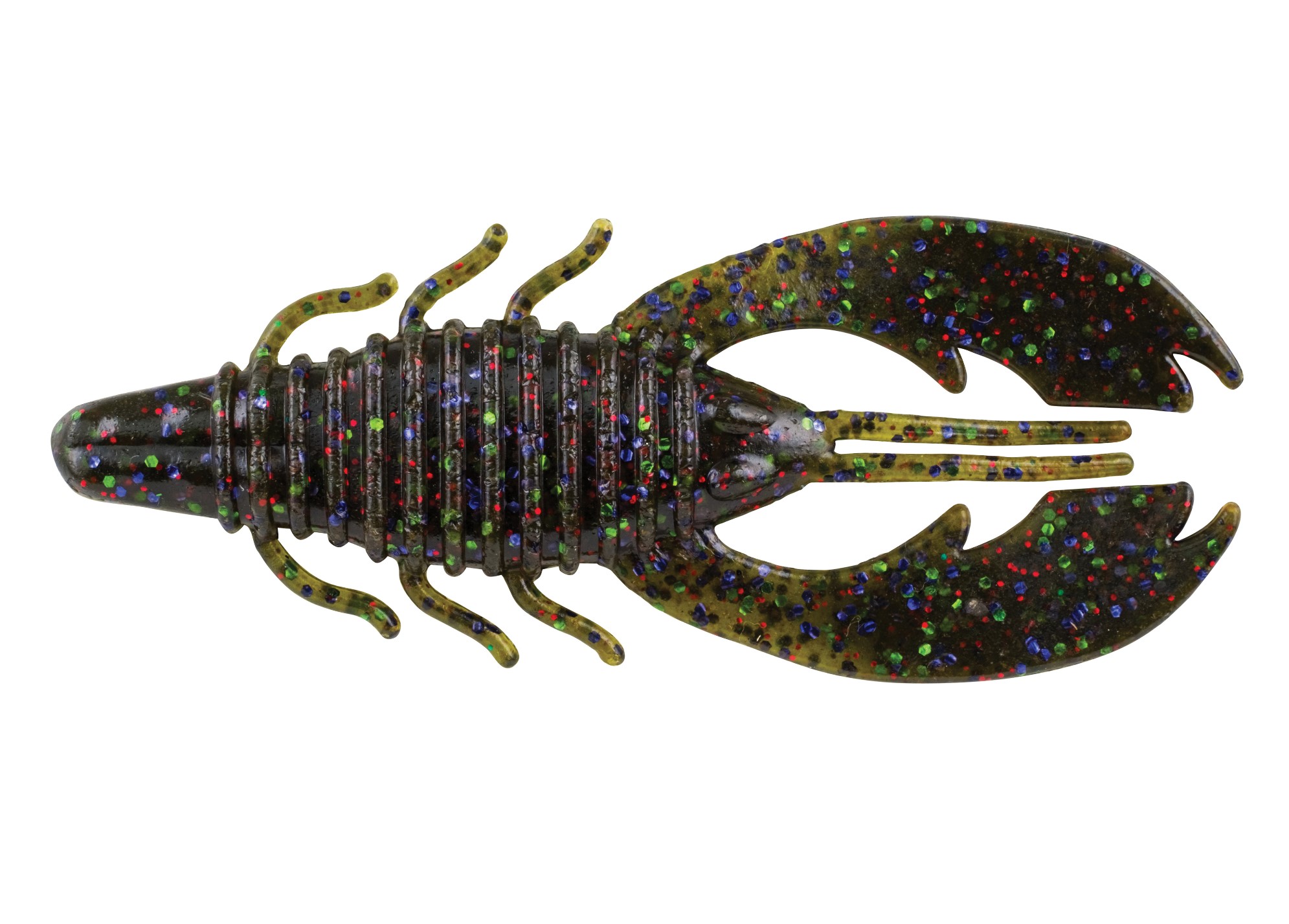 (DX)VINILO BERKLEY POWERBAIT CRAW FATTY 8CM WATERMELON RED (8 unidades)
