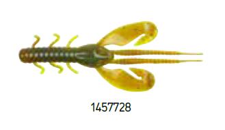 (DX)VINILO BERKLEY POWERBAIT ROCKET CRAW 10cm BREEN/CHARTRE (8unidades)