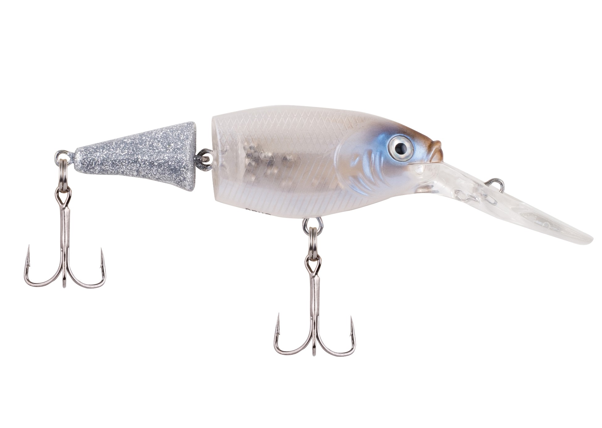 (DX)BERKLEY FLICKER SHAD JOINTED FT 7CM GHOST GLITTE