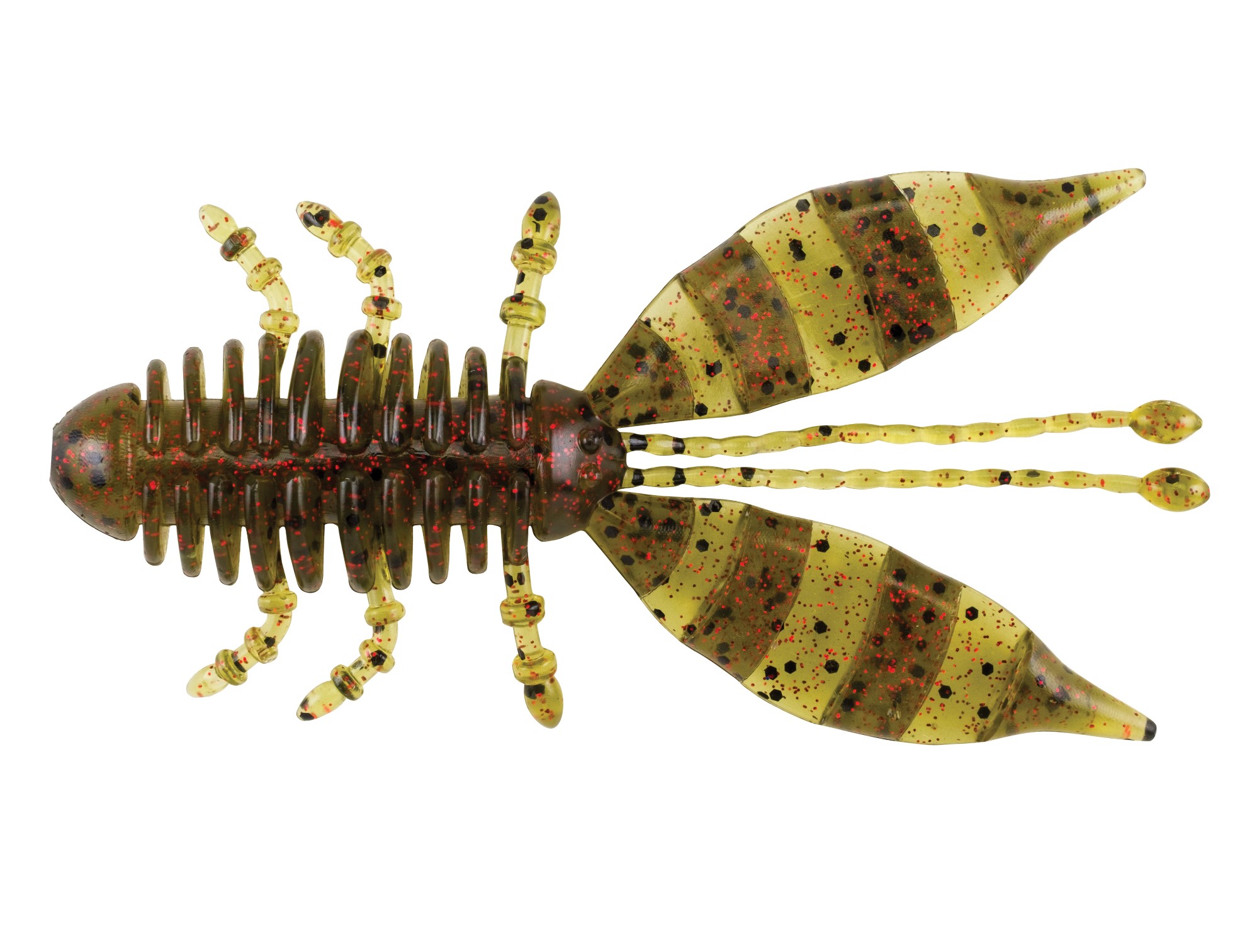 (DX)VINILO BERKLEY POWERBAIT JESTER 9cm WATERMELON RED (6 unidades)
