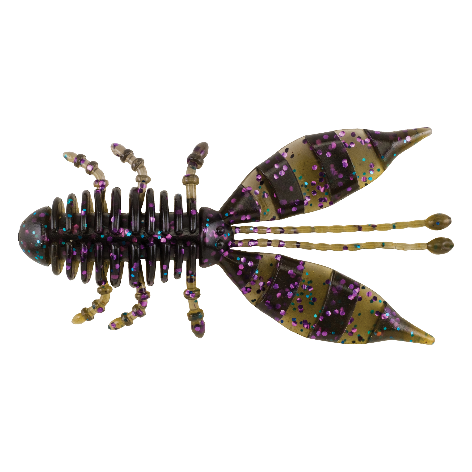 (DX)VINILO BERKLEY POWERBAIT JESTER 9cm SPRAYED GRASS (6 unidades) 3