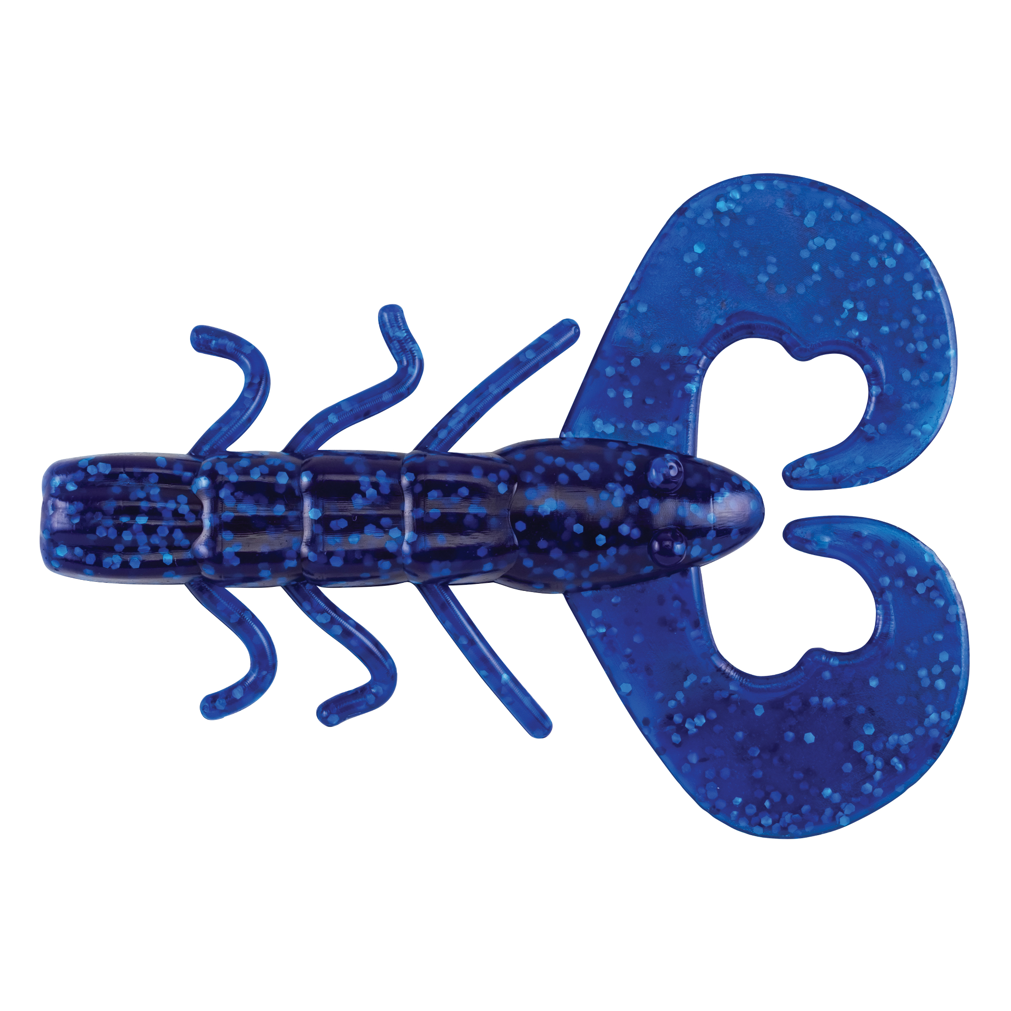 (DX)VINILO BERKLEY POWERBAIT CHIGGER BUG 8CM SAPPHIRE BLUE (10 unidades)