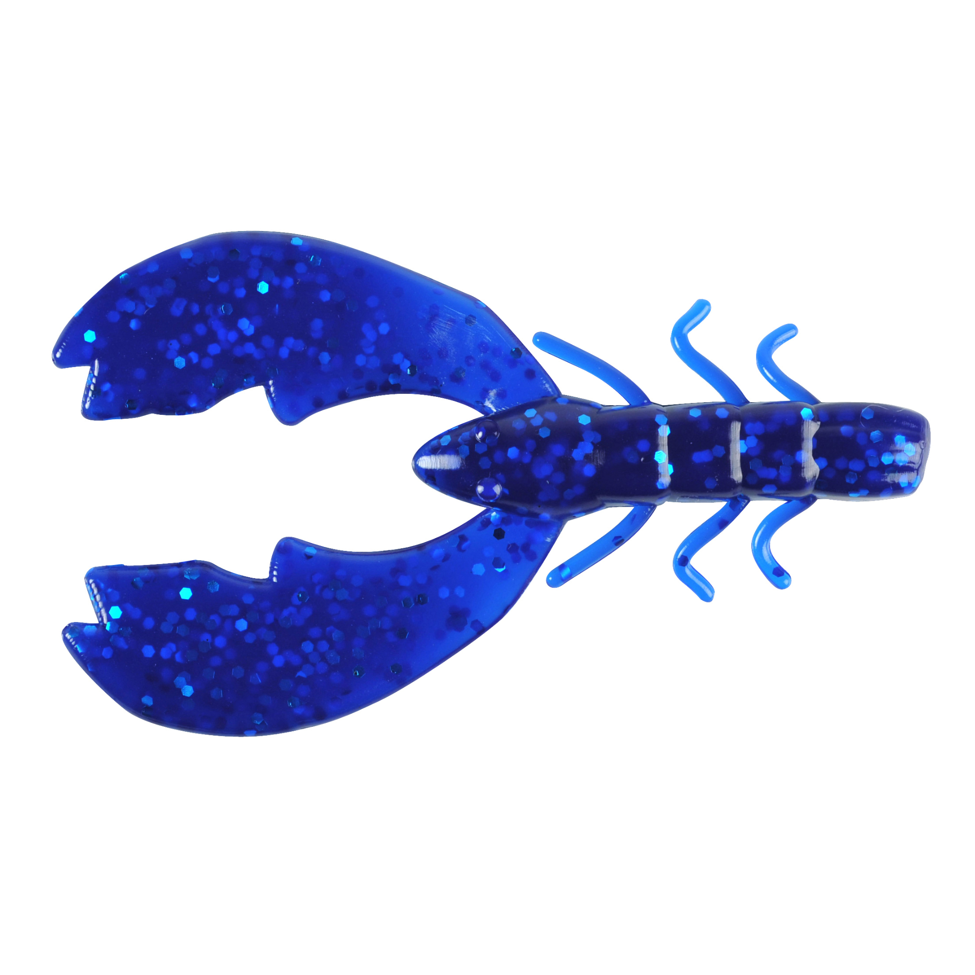 (DX)VINILO BERKLEY POWERBAIT CHIGGER CRAW 10CM SAPPHIRE BLUE (9 unidades)
